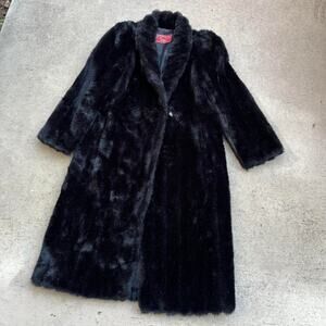 Vintage sasson x glenoit black Fur coat
